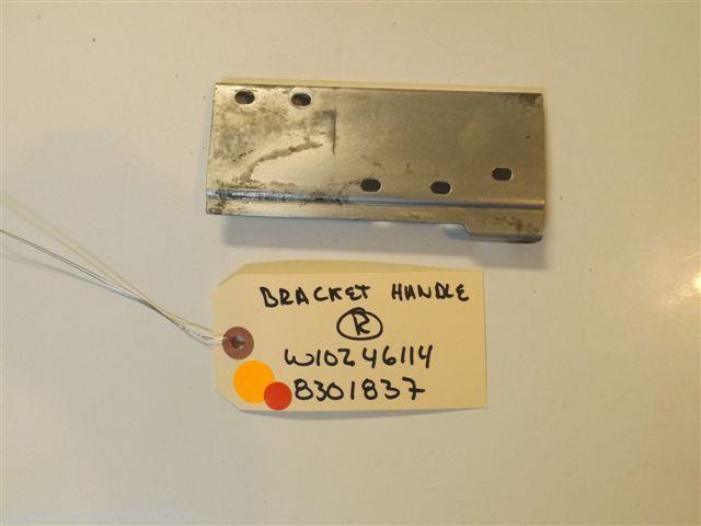 KITCHENAID STOVE W10246114 8301837 Bracket, Handle (r.hand) USED KITCHENAID STOVE W10246114 8301837 Bracket, Handle (r.hand) USED